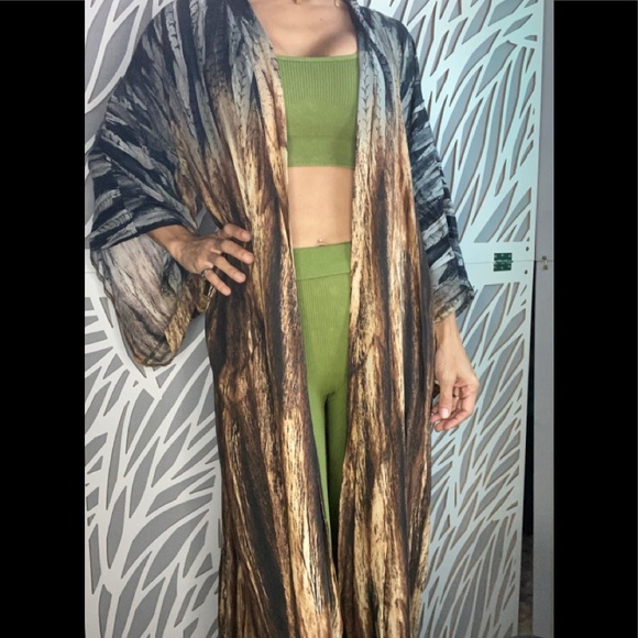 Zada Design Other - Maxi tie-dye duster from Indonesian label Zada